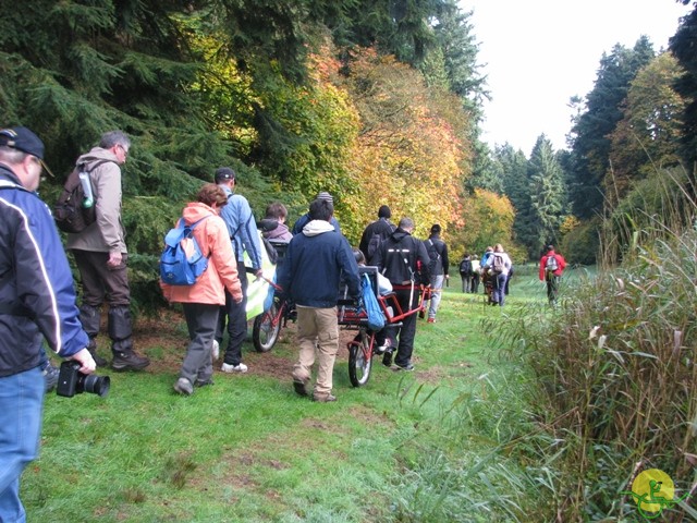 randonnée sportive avec joëlettes, Tervuren, 2012